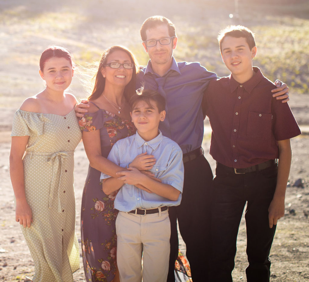 The Freie family in Humboldt County